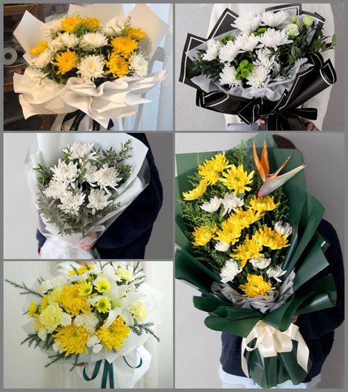 贵州六盘水六枝特区落别布依族彝族乡马头村白事花束代送